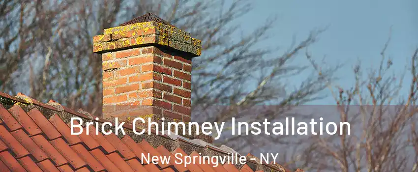 Brick Chimney Installation New Springville - NY