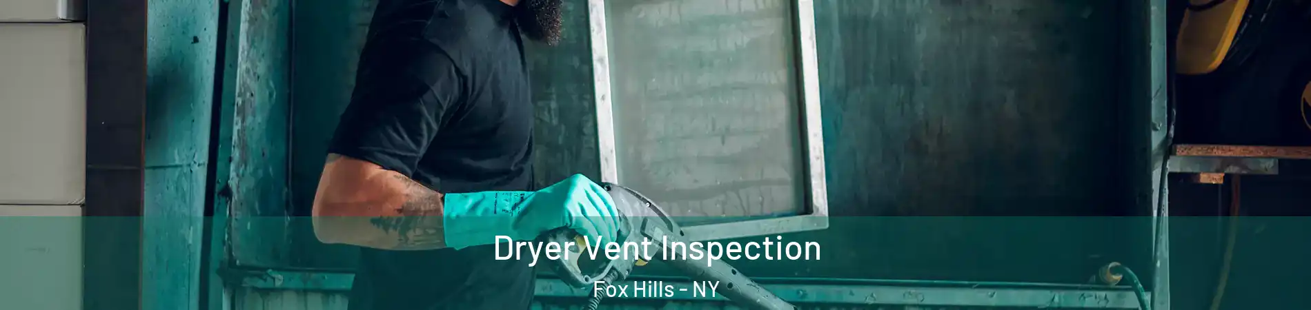 Dryer Vent Inspection Fox Hills - NY