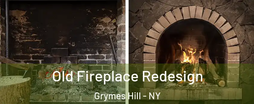 Old Fireplace Redesign Grymes Hill - NY